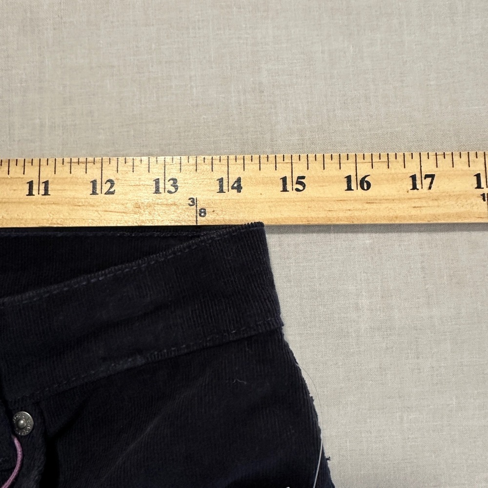 Gloria Vanderbilt Women's 6 Amanda Corduroy Pants Midnight Affair Stretch NEW - Picture 3 of 11
